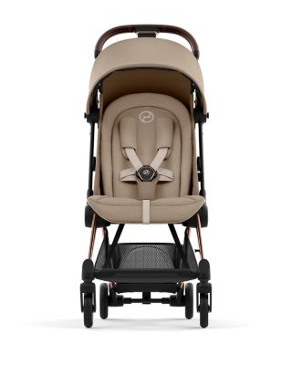 COYA Compact Lightweight Travel Ready Stroller in Rose Gold 