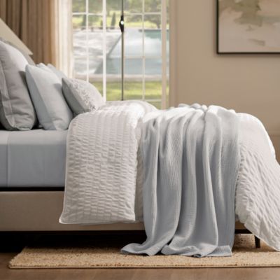 Boll & Branch - Relaxed Seersucker Duvet Cover Set