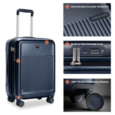 Sympatico Global Carry On Expandable Spinner Suitcase
