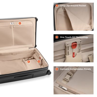 Sympatico Large Expandable Spinner Suitcase