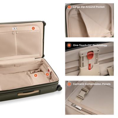 Sympatico Large Expandable Spinner Suitcase