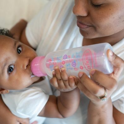  Dr. Browns Girls' Anti-Colic Options+ Narrow Baby Bottles 8oz, 4 Pack,