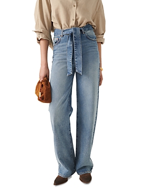 Ba&sh Ba & Sh Eugene High Rise Jeans In Blue Jeans In Blue Jeans