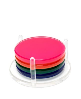 Tara Wilson Designs Multicolor Drink Coasters | Bloomingdale's