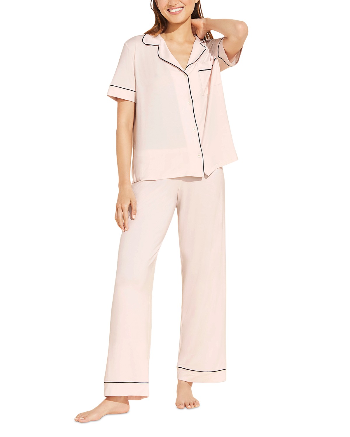 Gisele Short Sleeve Long Pant Pajama Set