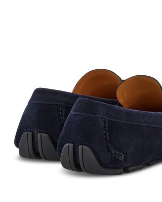 Men's Parigi New Gancini Bit Suede Drivers