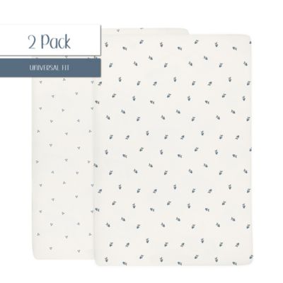 Waterproof Pack N Play | Mini Portable Crib Sheet Set - Age 0-9 Months