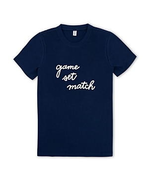 Shop Ame & Lulu Game Set Match Women's Sporty Love T-shirt In Navy