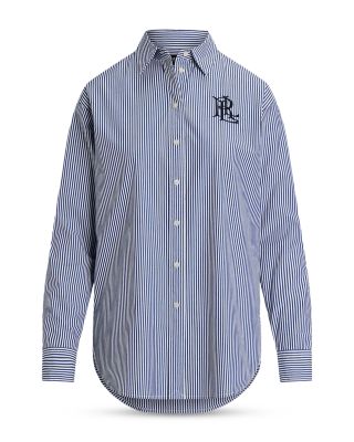 Ralph Lauren Striped Button Front Shirt | Bloomingdale's