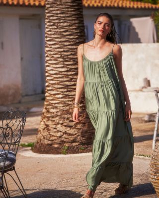 vince camuto tiered chiffon dress Vince Camuto Womens Printed Chiffon Ruffle-Tier High-Low Dress  Ralphie's  Funhouse