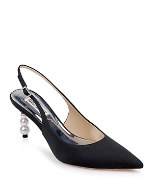 BADGLEY MISCHKA WOMEN'S BEATRIX POINTED TOE SLINGBACK PUMPS