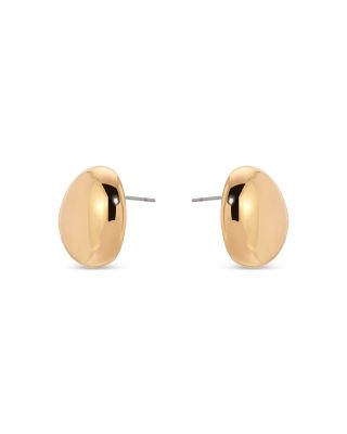 Polished Pebble Stud Earrings