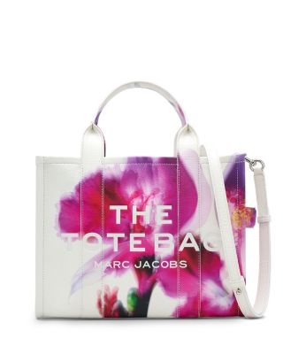 トートバッグ Marc Jacobs Multicolor Fabric Shopping Bag Auth NWT $550 MARC JACOBS The Future Floral White & Pink