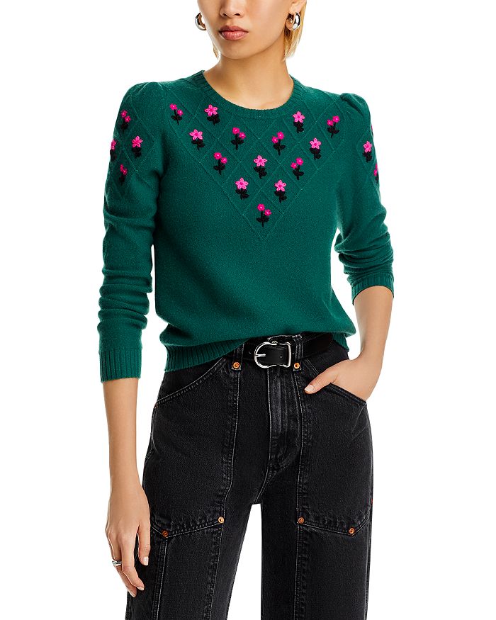 Aqua cashmere sweater top