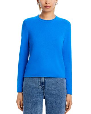 100% Cashmere Rolled Edge Sweater - Exclusive