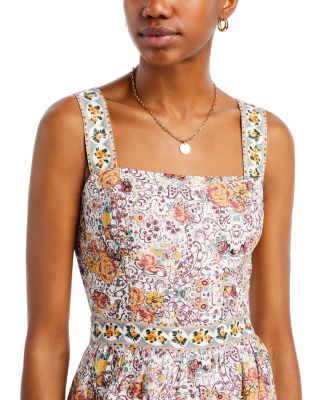 linen and cotton dresses for women Women's Pretty Impressive Pink & Ivory Floral Cotton Linen Mini Shirt Dress | Size: L
