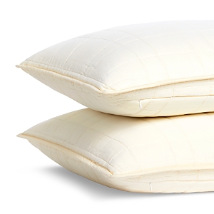Brooklinen Lightweight Cotton Quilted Standard Sham Set In Cream