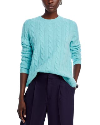 C by Bloomingdale's Cashmere - Cable Knit Crewneck Sweater - Exclusive