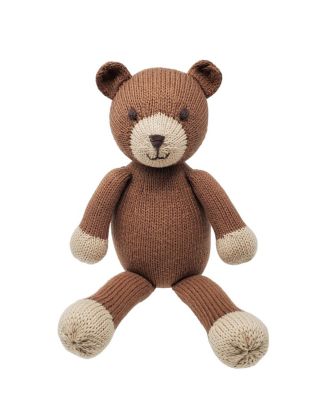 Melange Collection - Knit Cotton Teddy Bear - Ages 0+
