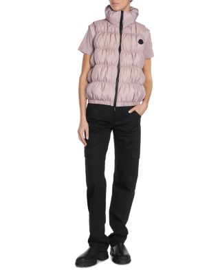 Moncler Apriate Ruched Down Puffer Vest | Bloomingdale's