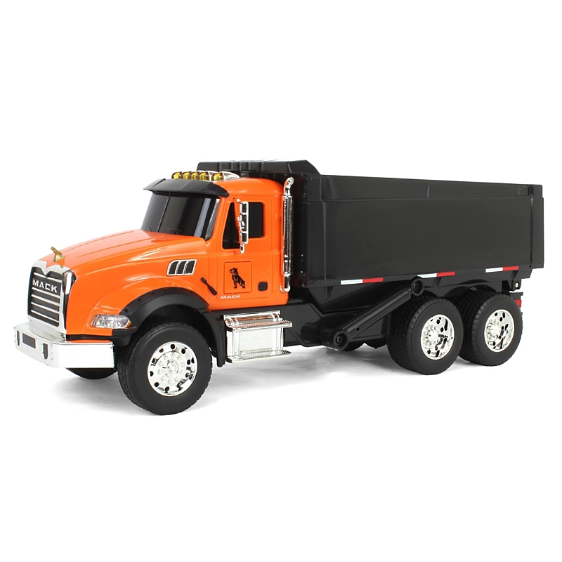First Gear Inc. 1/24 Durable Plastic Mack Granite Dump Truck With Lights & Sounds 5-7 - Ages 5-7