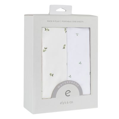 Waterproof Pack N Play | Mini Portable Crib Sheet Set - Age 0-9 Months