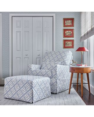 Crawford Water Repellent & Stain Resistant Gliding Ottoman