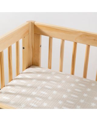 All Stages Midi Crib Sheet in GOTS Certified Organic Muslin Cotton