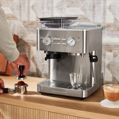 Semi Automatic Espresso Machine with Grinder