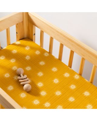 All Stages Bassinet Sheet in GOTS Certified Organic Muslin Cotton