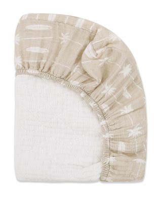 Quilted Changing Pad Cover in GOTS Certified Organic Muslin Cotton