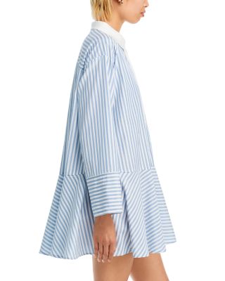 Contrast Trim Shirt Dress - Exclusive