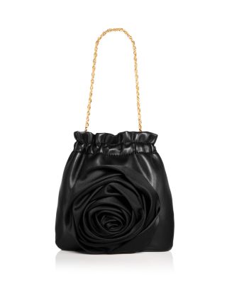 AQUA - Rosette Crossbody Bucket Bag - Exclusive