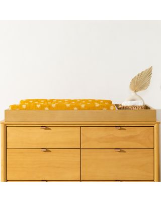 Quilted Changing Pad Cover in GOTS Certified Organic Muslin Cotton