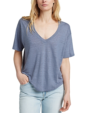 Shop Faherty Oceanside Striped Top In Folkstone