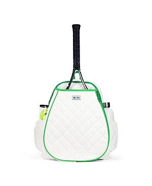 Shop Ame & Lulu Game On Tennis Backpack In White And Green