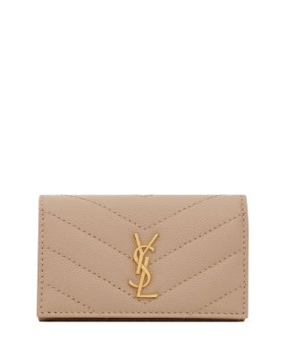 Saint Laurent - Cassandre Slim Key Case in Grain De Poudre Embossed Leather