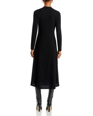 100% Cashmere Mock Neck Dress