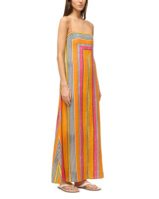 staud brown and yellow dress STAUD mustard yellow babydoll dress, Wore once to