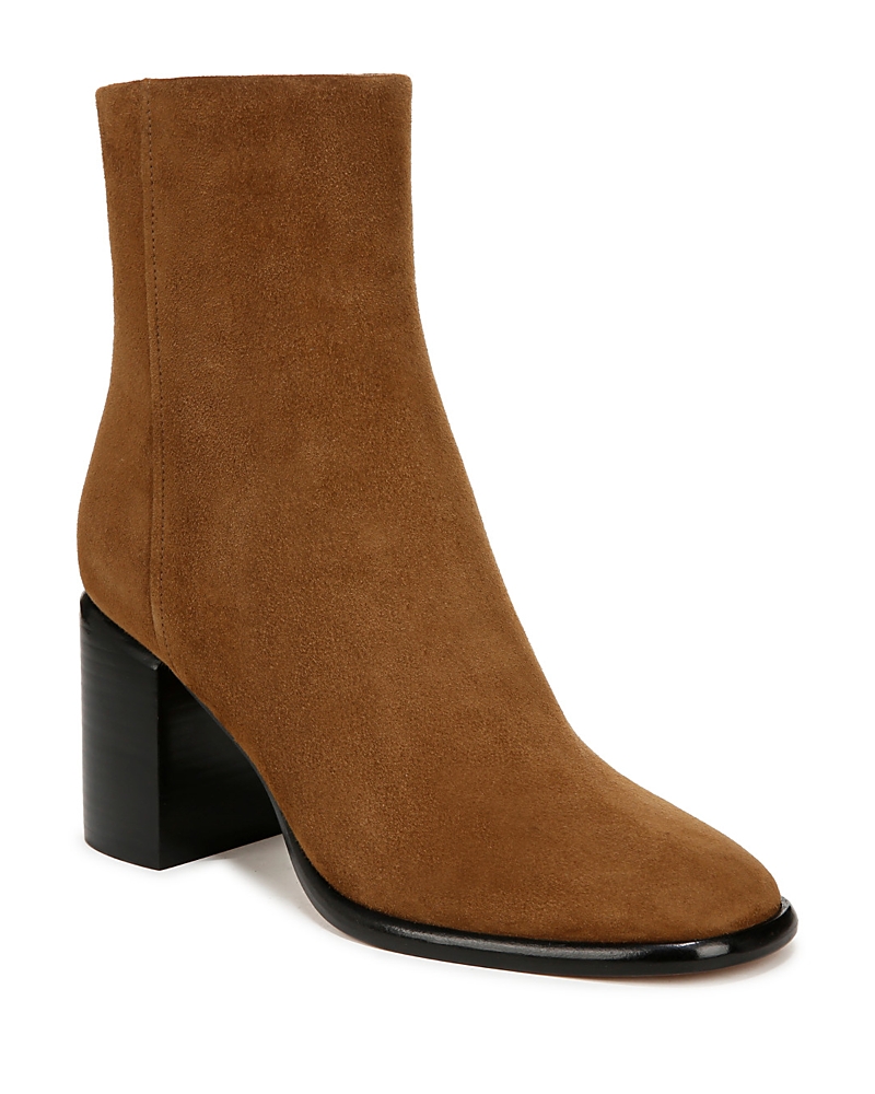 Vince Luca Suede Ankle Boots In Elmwood