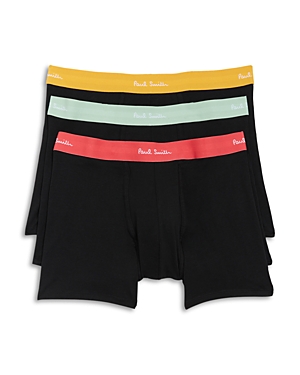 Shop Paul Smith Cotton Stretch Boxer Trunks, Pack Of 3 In 79