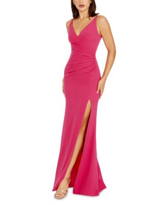 Jordan Plunge Neck Gown