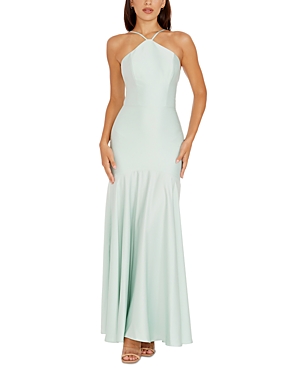 DRESS THE POPULATION DRESS THE POPULATION JUSTINE MERMAID MAXI GOWN