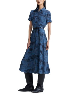 altuzarra shirt dress Altuzarra, Kiera printed cotton-blend shirt dress, Women, Green, US 8, Dresses