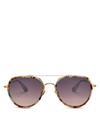 Baker Aviator Sunglasses, 56mm