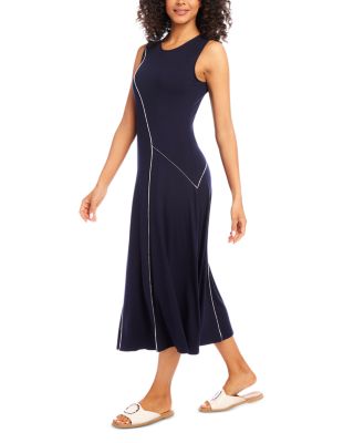 Reverse Seam Midi Dress