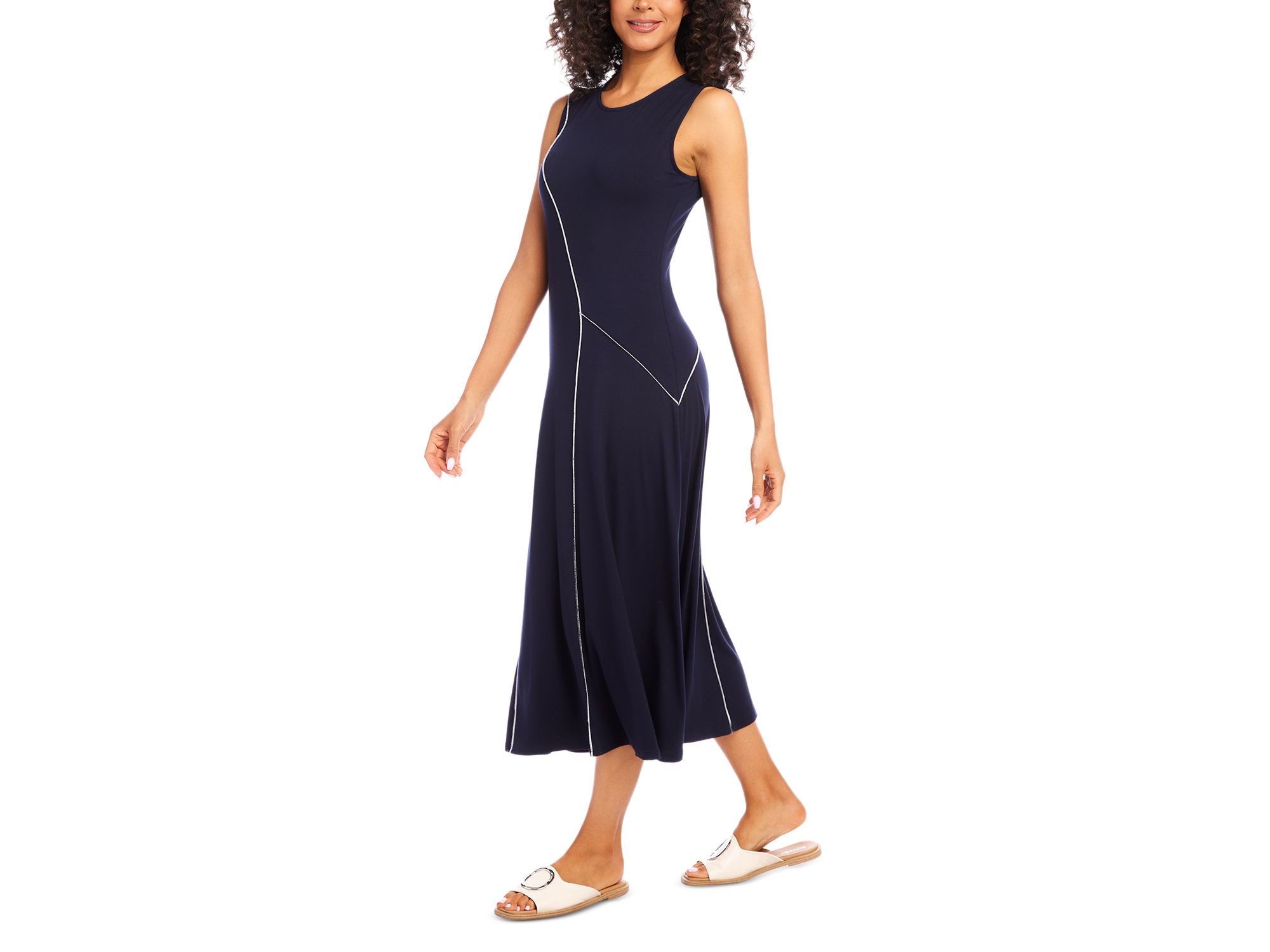 Reverse Seam Midi Dress — Image 3