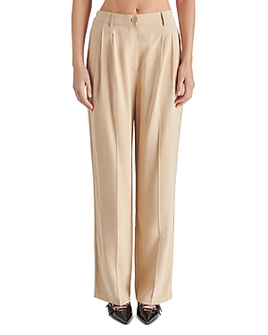 Steve Madden Blaze Pleated Pants In Khaki
