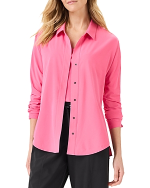 Nic + Zoe Nic+zoe Tech Stretch Shirt In Pure Pink