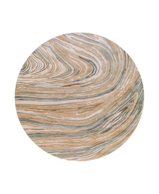 Surya Kavita 23252 Round Area Rug, 8' x 8'